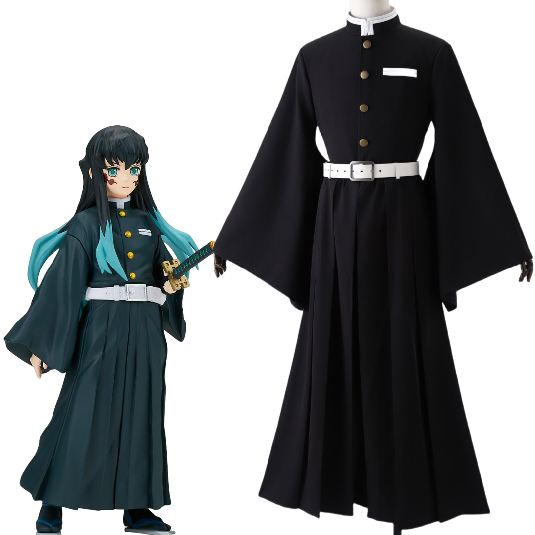 Demon Slayer Tokitou Muichirou Male Uniform Cosplay Costume 01