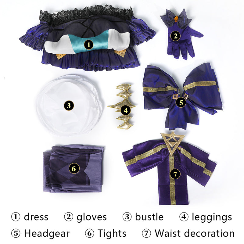 【In Stock】Game League Of Legends LOL Gwen Doll Lolita Cosplay Costume Halloween Costume