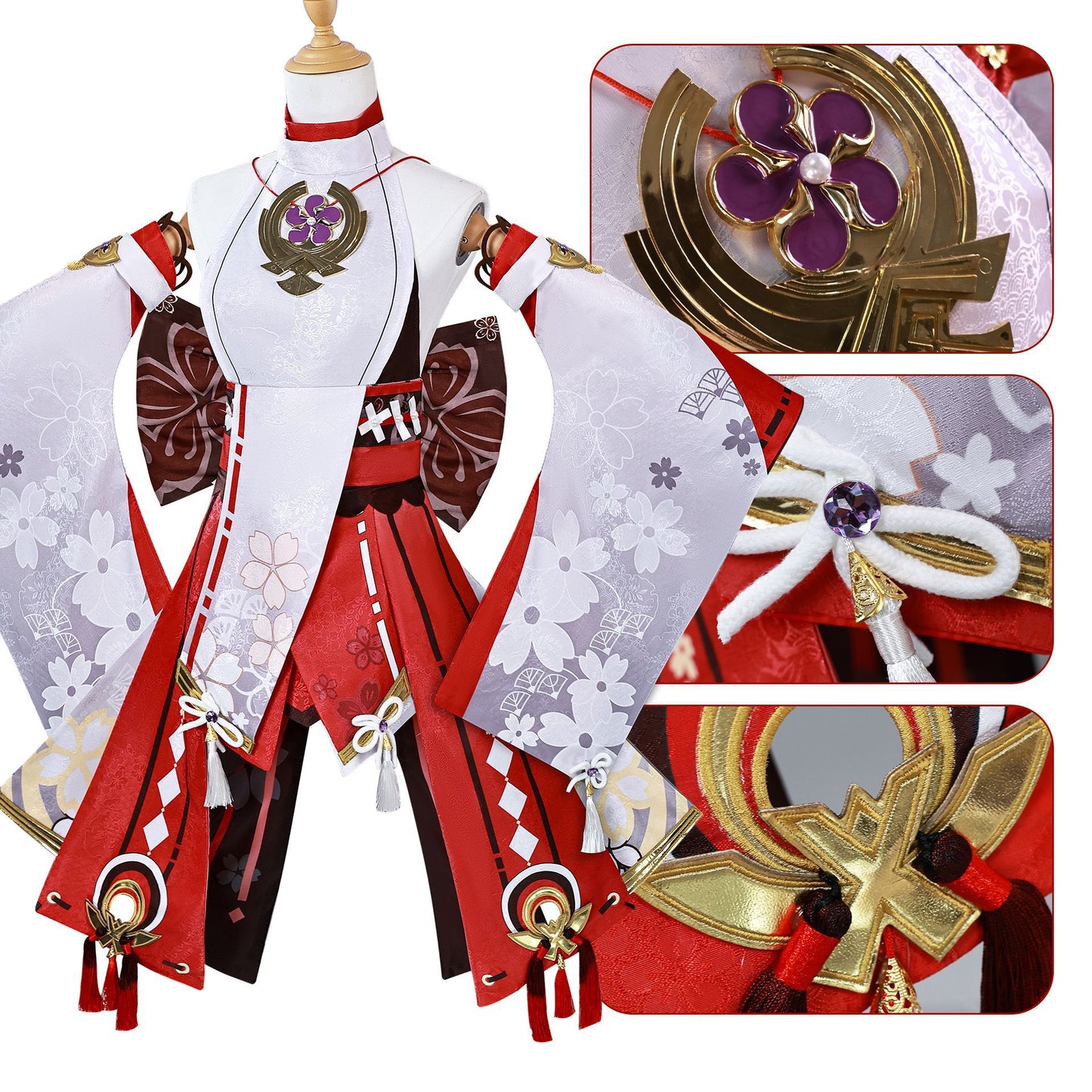 Genshin Impact Guuji Yae Miko Cosplay Costume 04