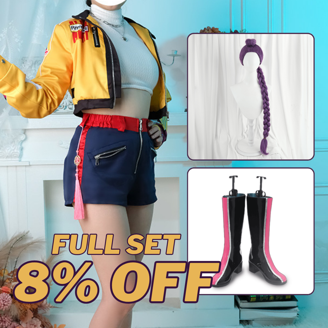 【In Stock】KPOP Demon Hunter Rumi Cosplay Costume - High-Quality & Complete Set (S-XXXL)