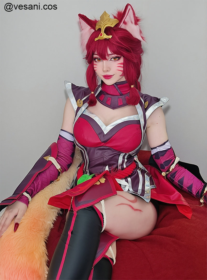 LOL Foxfire Ahri Cosplay Costume