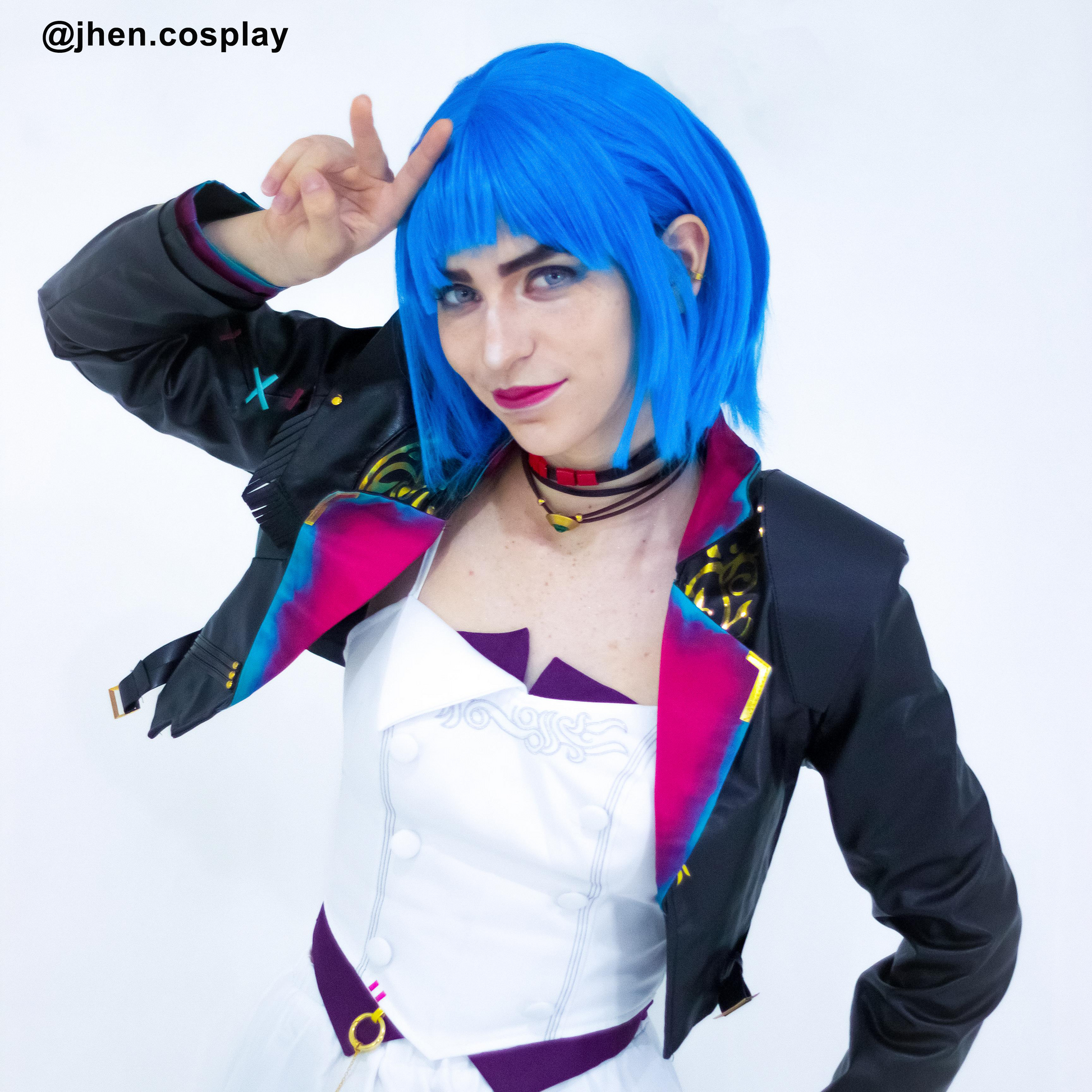 LOL League of Legends Arcane Season 2 Universe Jinx Powder Dress Cosplay Costume