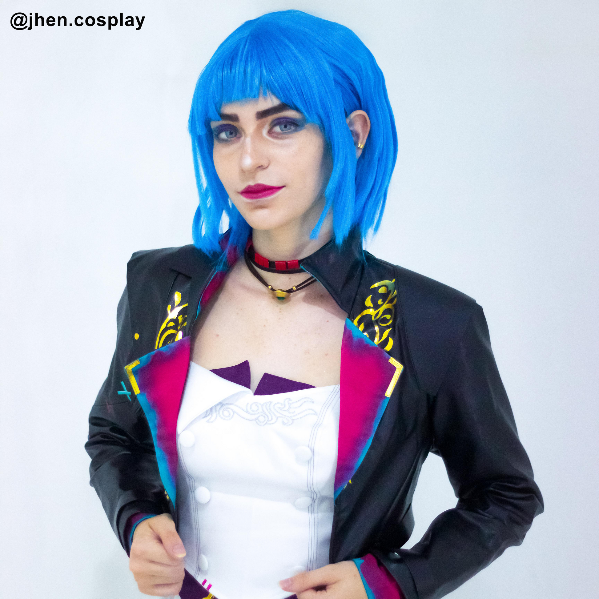 LOL League of Legends Arcane Season 2 Universe Jinx Powder Dress Cosplay Costume