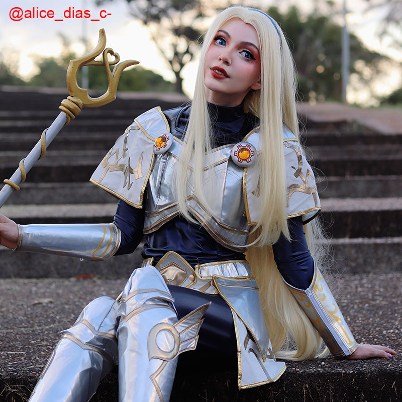 LOL the Lady of Luminosity Lux Cosplay Costume Luxanna Crownguard Cosplay