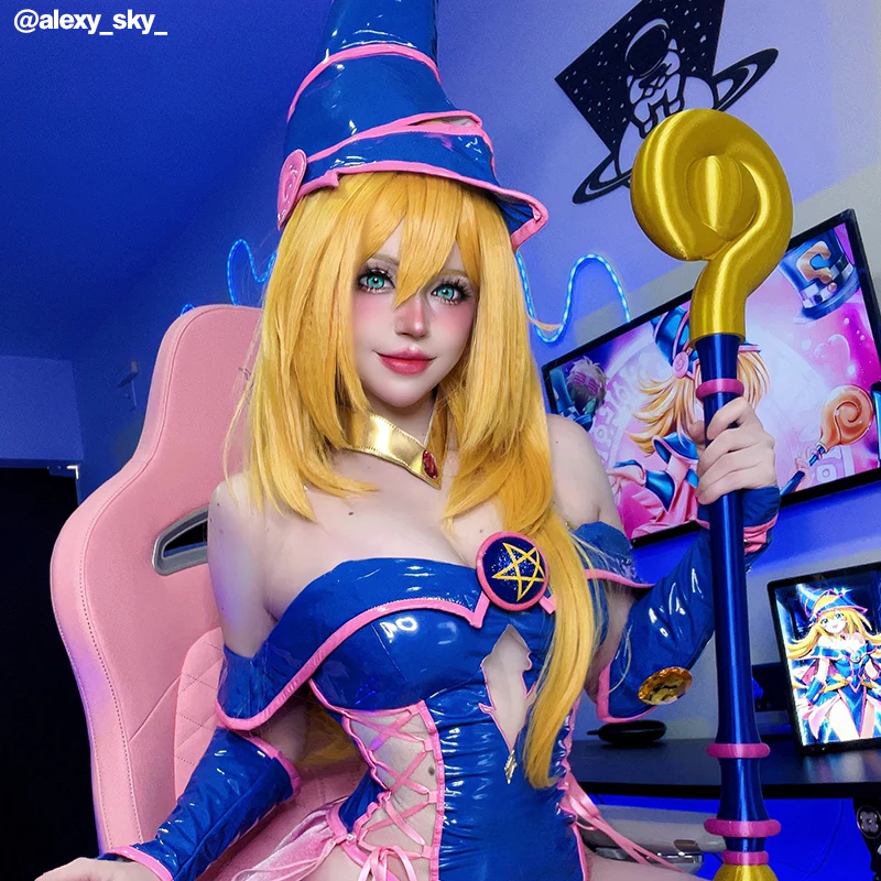 Rolecosplay Panty & Stocking with Garterbelt Panty Long Blonde Cosplay Wig