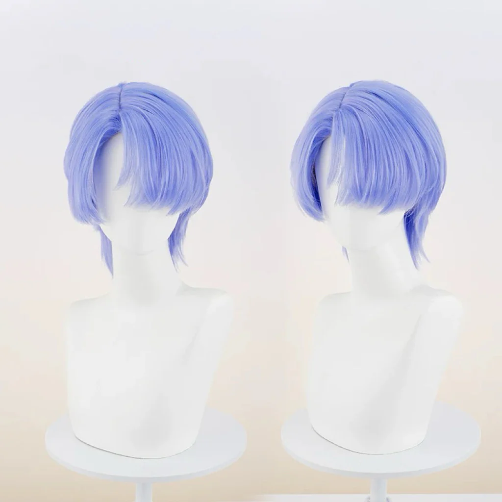 Rolecosplay Panty & Stocking with Garterbelt Polyester Polyurethane Blue Pink Cosplay Wig