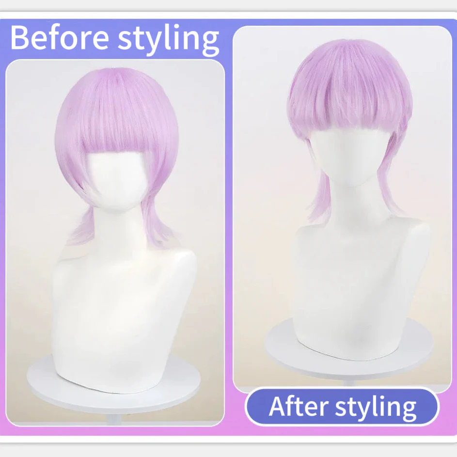 Rolecosplay Panty & Stocking with Garterbelt Polyester Polyurethane Blue Pink Cosplay Wig