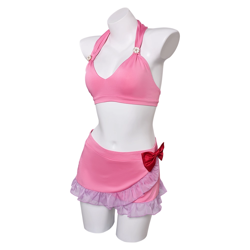 Rolecosplay Aerith Swimwear FF7 Pink Look