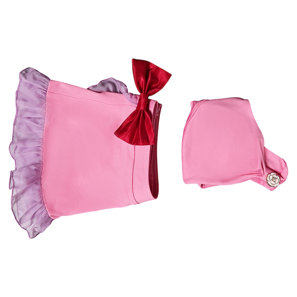 Rolecosplay Aerith Swimwear FF7 Pink Look
