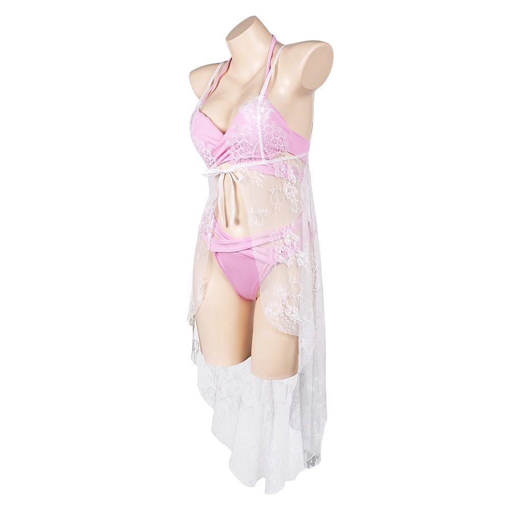 Rolecosplay Aerith Swimwear Final Fantasy Lace Bikini