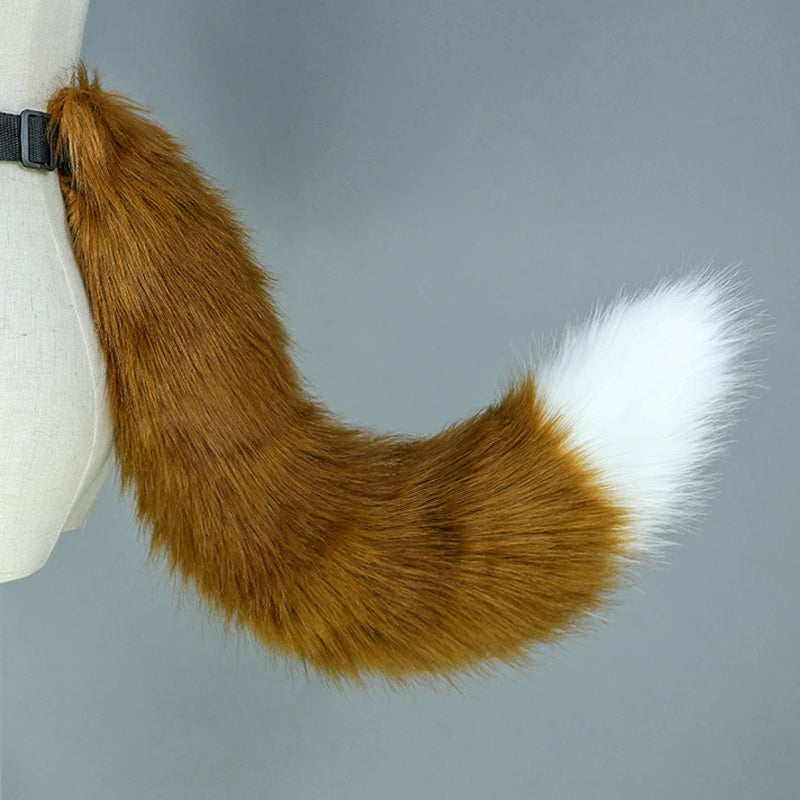 Rolecosplay Anime Fox Tail Cosplay Props Fur Tail 11 Colors