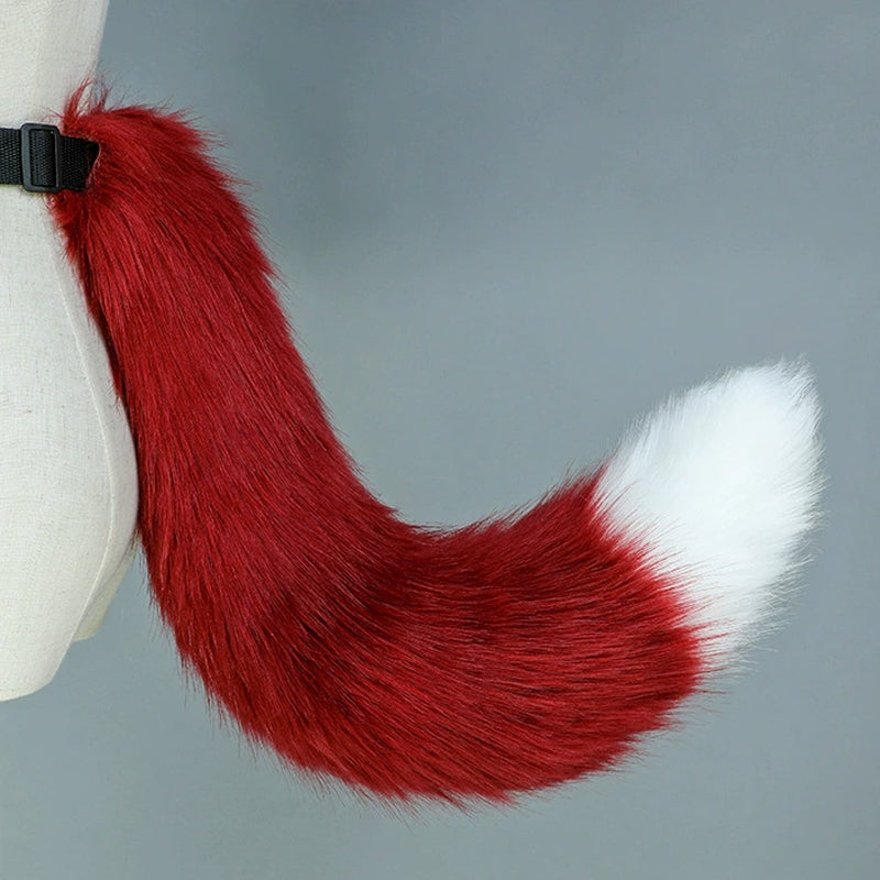 Rolecosplay Anime Fox Tail Cosplay Props Fur Tail 11 Colors