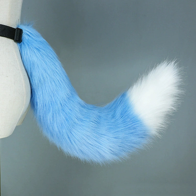Rolecosplay Anime Fox Tail Cosplay Props Fur Tail 11 Colors