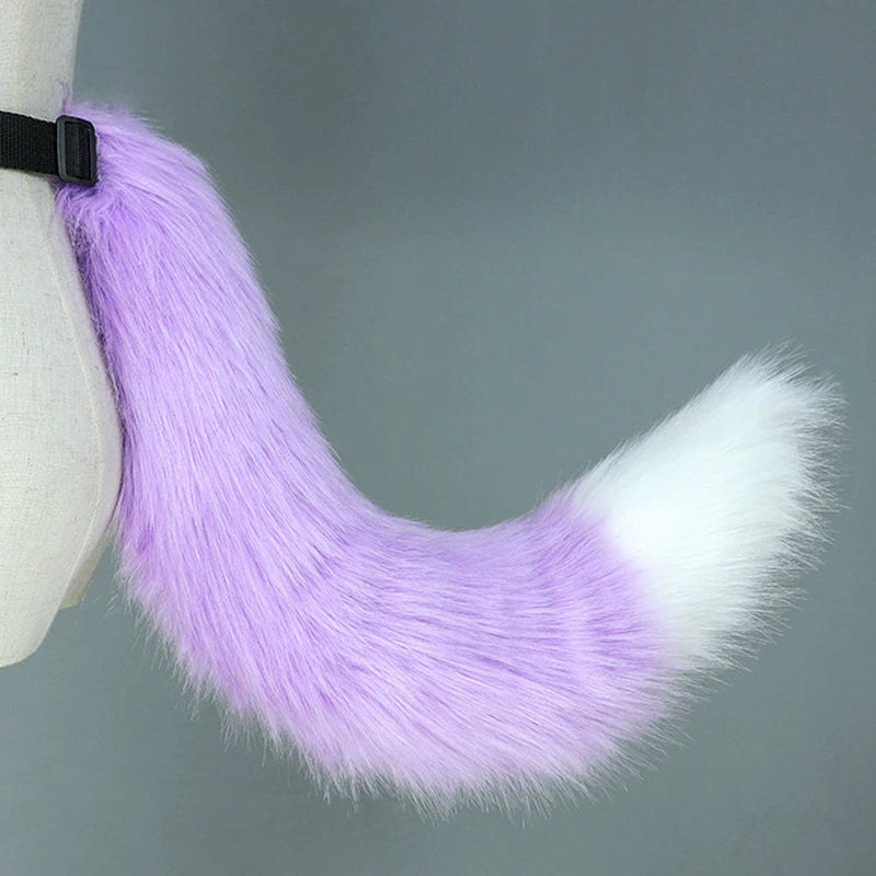 Rolecosplay Anime Fox Tail Cosplay Props Fur Tail 11 Colors