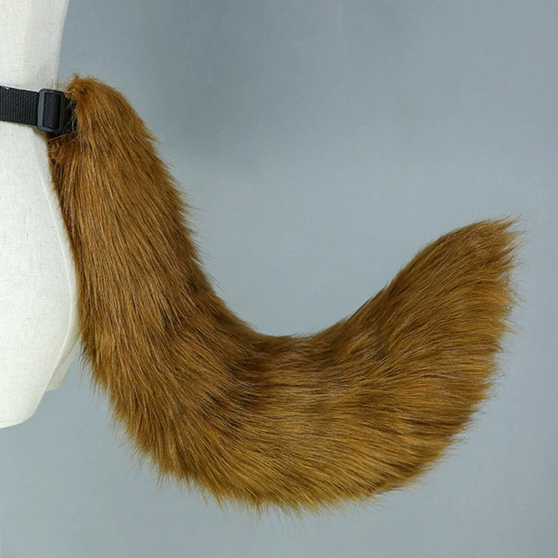 Rolecosplay Anime Fox Tail Cosplay Props Fur Tail 11 Colors
