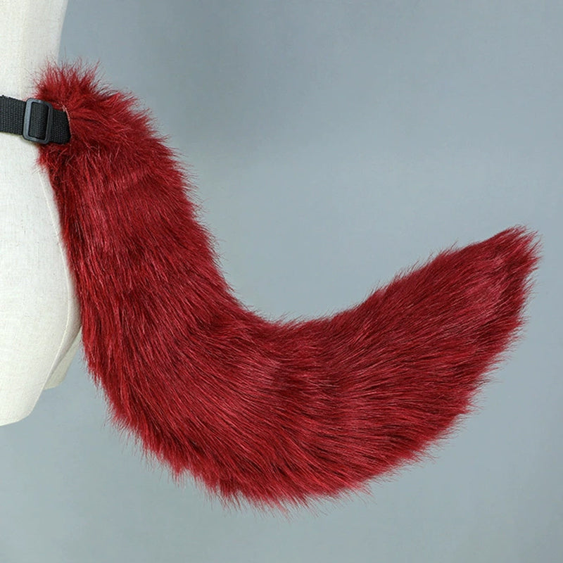 Rolecosplay Anime Fox Tail Cosplay Props Fur Tail 11 Colors