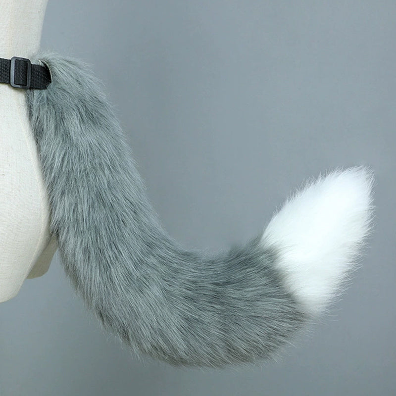 Rolecosplay Anime Fox Tail Cosplay Props Fur Tail 11 Colors