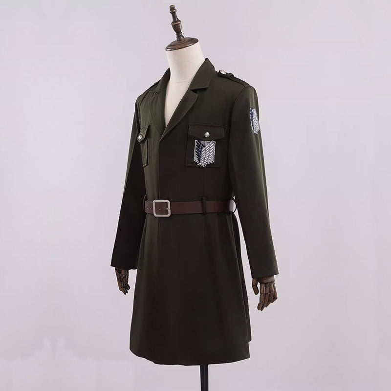 Rolecosplay Attack on Titan Levi Ackerman Cosplay Costume In Stock