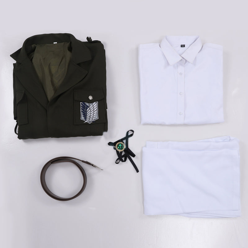 Rolecosplay Attack on Titan Levi Ackerman Cosplay Costume In Stock