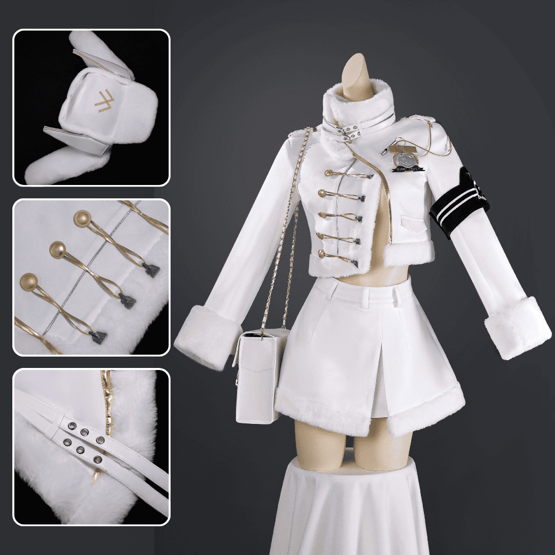 Size XS-3XL】Rolecosplay NIKKE Blanc Fortune Express Cosplay Costume S