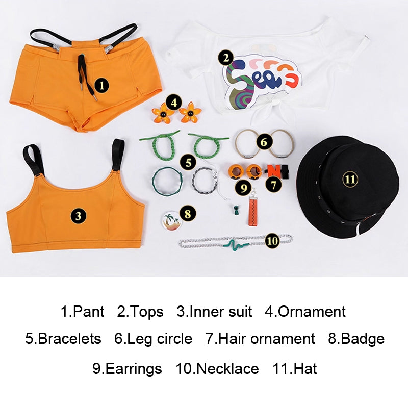 Rolecosplay Zenless Zone Zero Belle Swimwear Cosplay Set