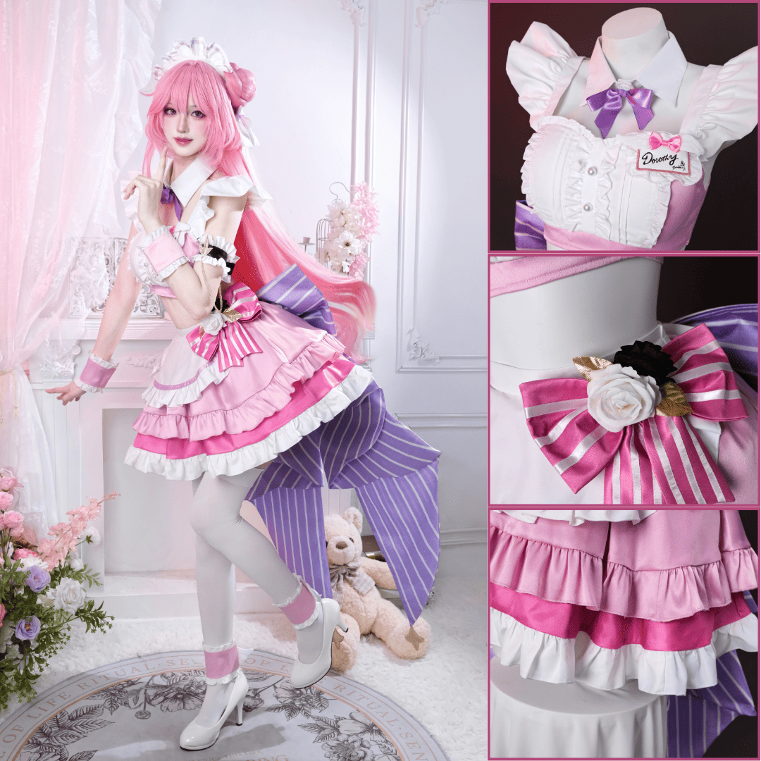 Rolecosplay Dorothy Cosplay Costume from NIKKE Maid Dress with Apron
