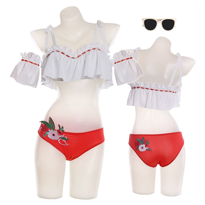 Rolecosplay FFXIV Eternal Summer Swimsuit Cosplay Bikini Set