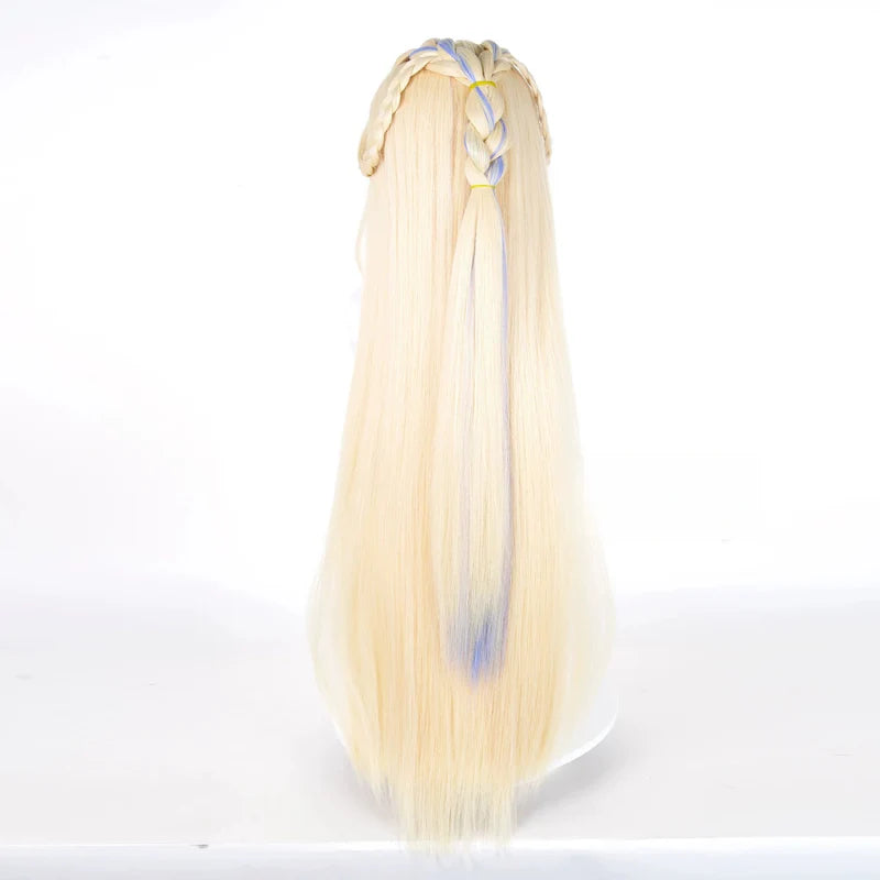 Rolecosplay Genshin Impact Nicole Reeyn 100cm Gold Cosplay Wig4
