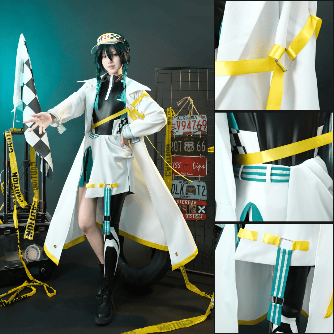 Rolecosplay Genshin Impact Racing Venti Fanart Cosplay Costume