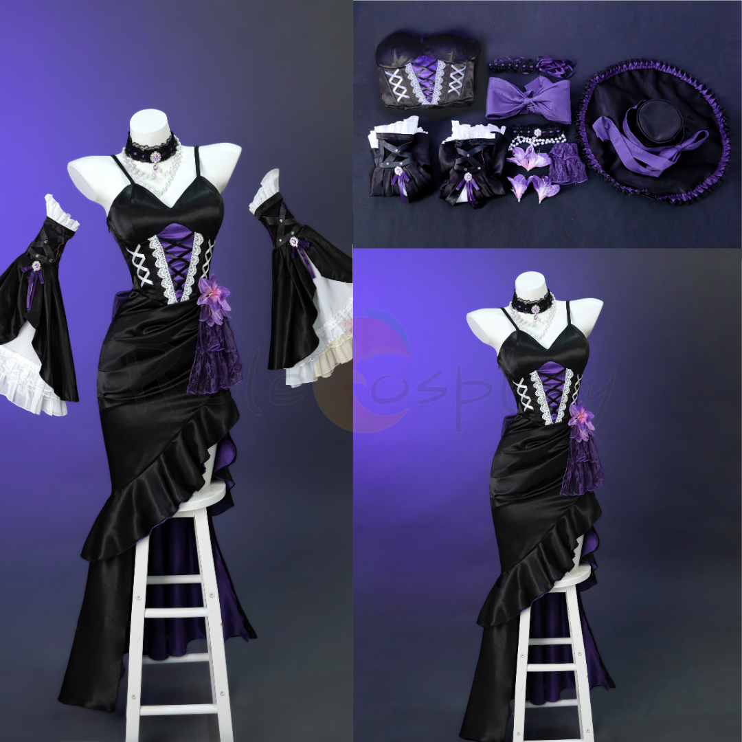 Rolecosplay Honkai Star Rail Fanart Cosplay Costume– High Quality In Stock herta long dress