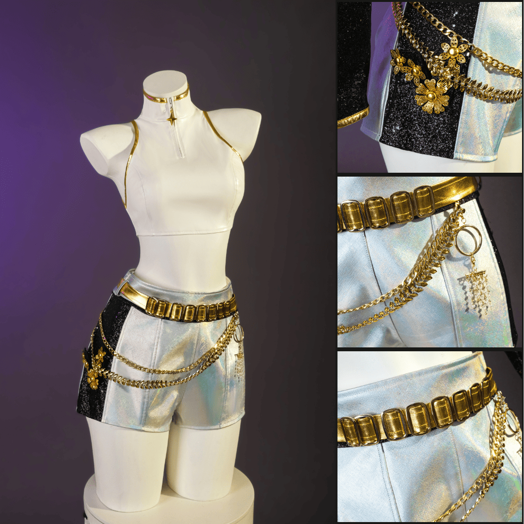 Rolecosplay Kpop Demon Hunter Golden Rumi Cosplay Costume