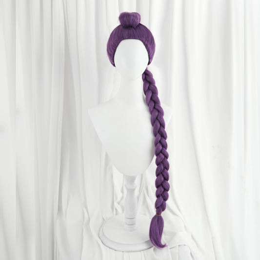 Rolecosplay Kpop Demon Hunter Rumi Cosplay Wig Purple Braid