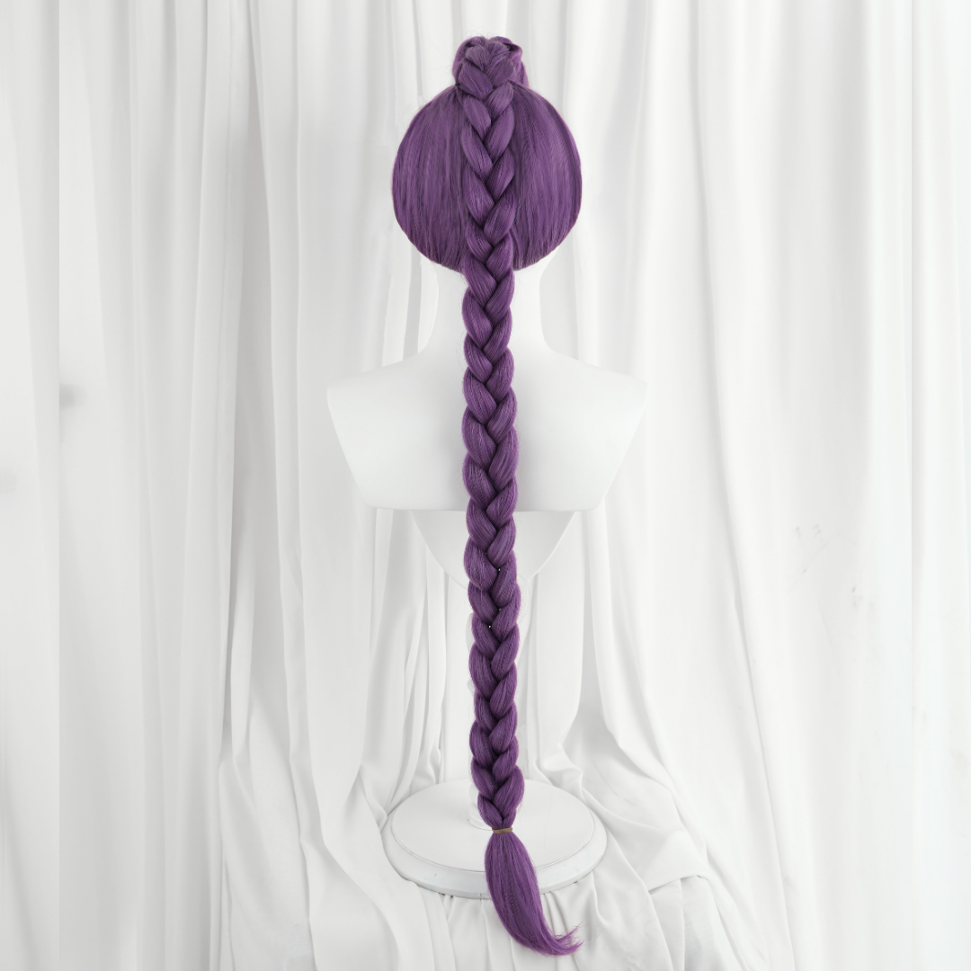 Rolecosplay Kpop Demon Hunter Rumi Cosplay Wig Purple Braid