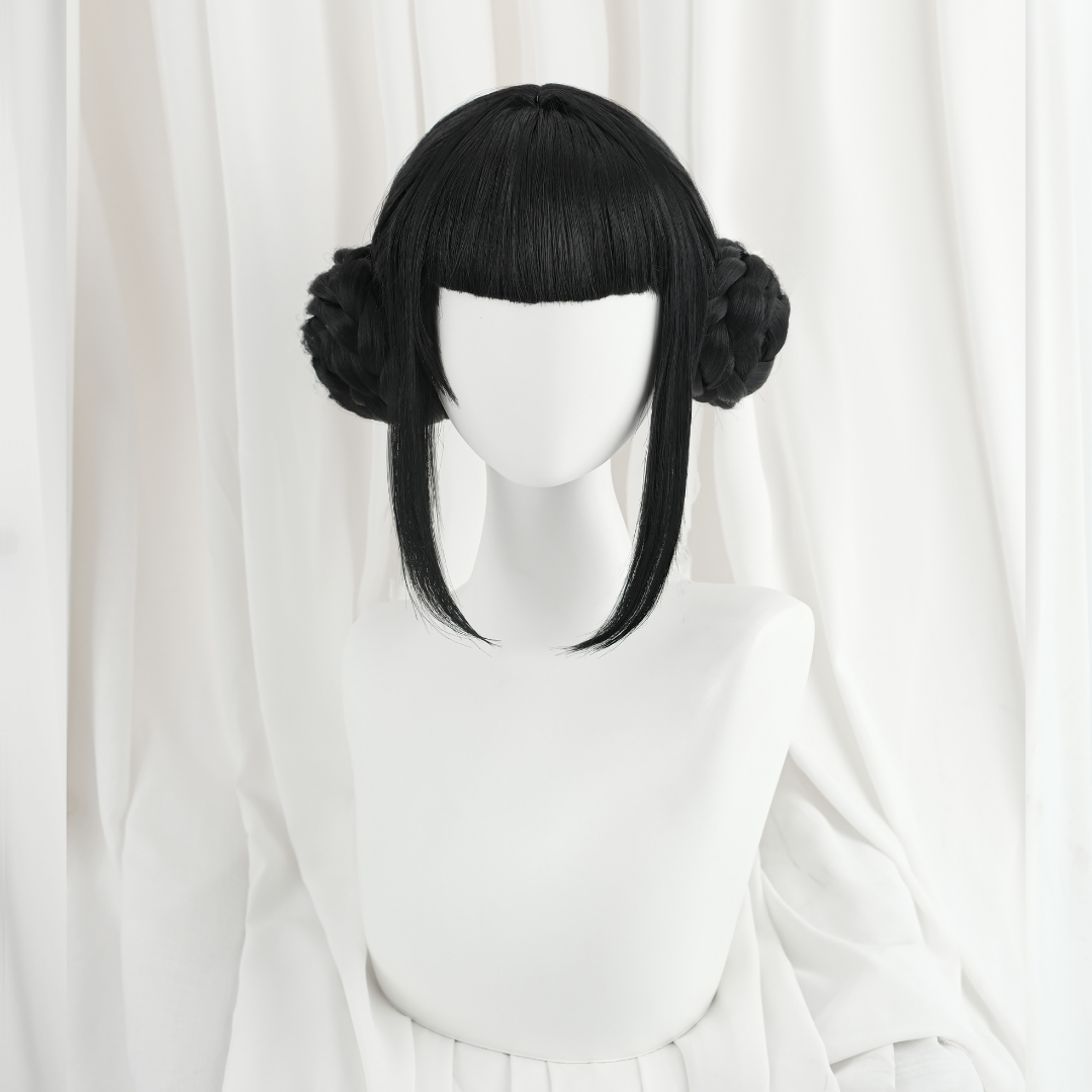 Rolecosplay Kpop Demon Hunter Zoey Cosplay Wig Black Wig