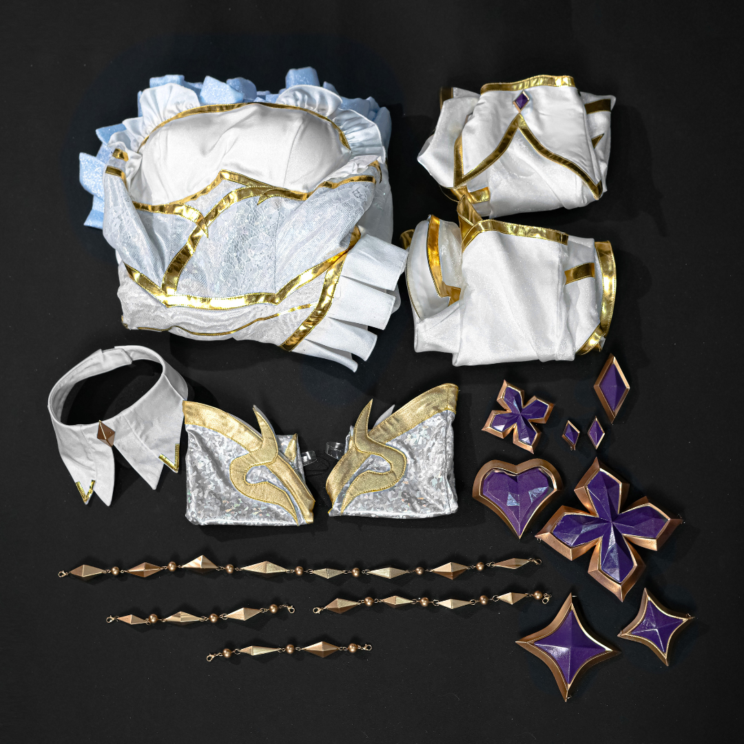 Rolecosplay LOL Golden Spatula Perfume Gem Ahri Cosplay Costume