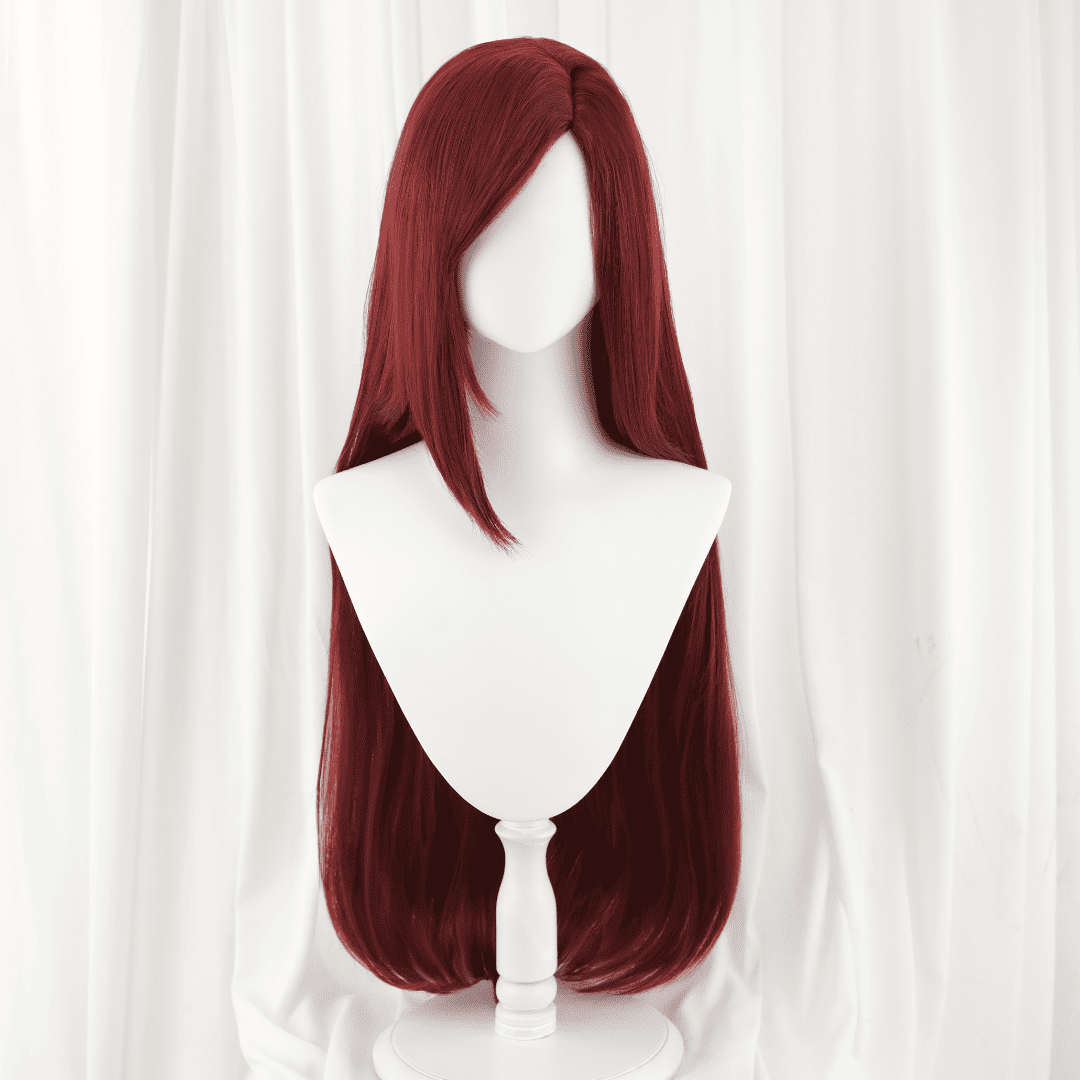 Rolecosplay LOL Katarina Cosplay Wig Red Long Wig