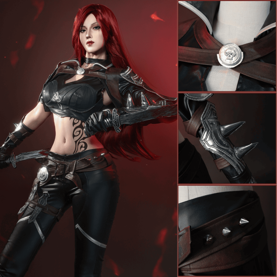 Rolecosplay LOL Katarina the Sinister Blade Cosplay Costume