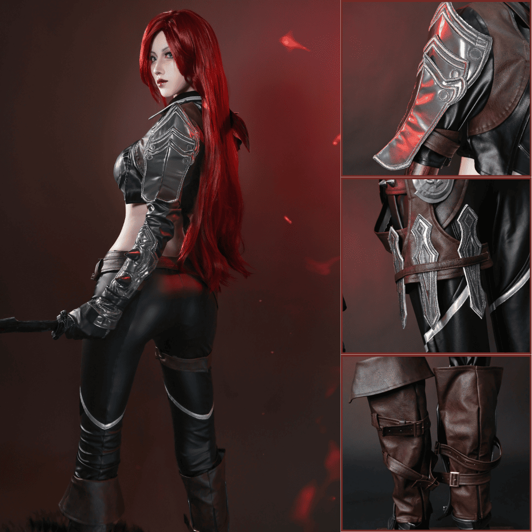 Rolecosplay LOL Katarina the Sinister Blade Cosplay Costume