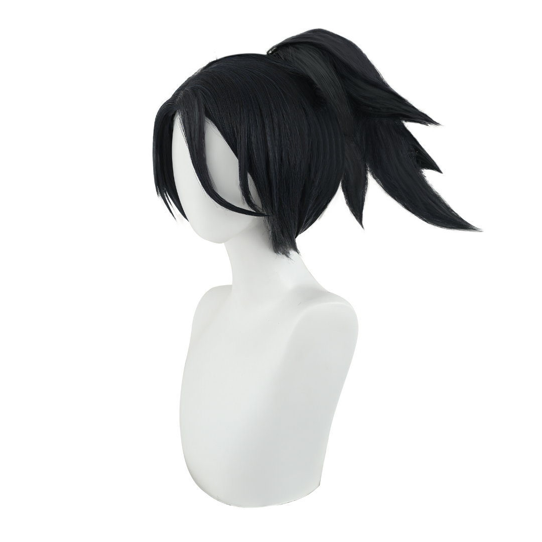 Rolecosplay LOL League of Legends Akali Black Cosplay Wig