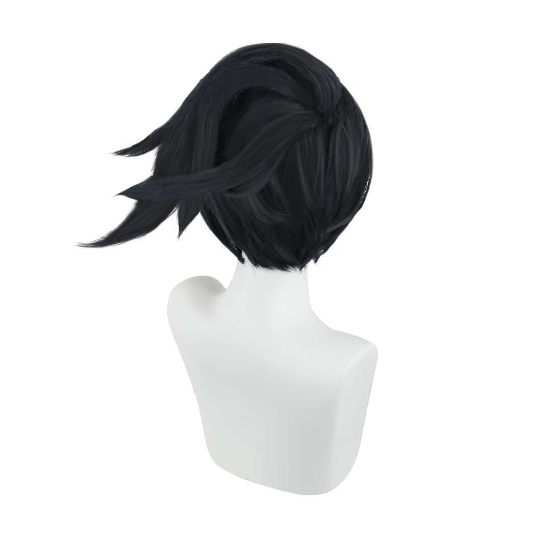 Rolecosplay LOL League of Legends Akali Black Cosplay Wig