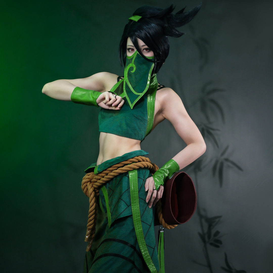 Rolecosplay League of Legends LOL Akali Cosplay Costume