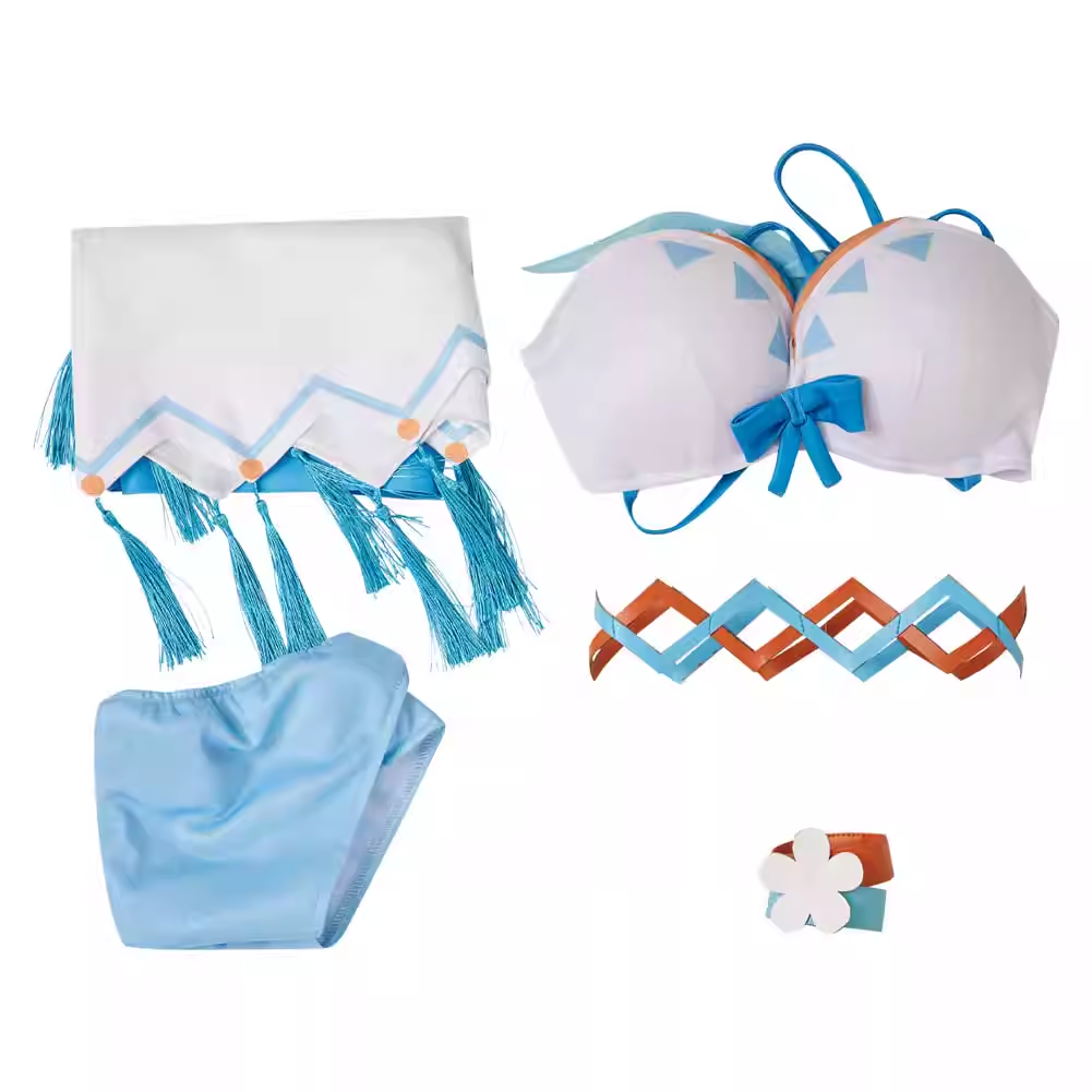 Rolecosplay Lumine Swimsuit Genshin Impact Bikini Set
