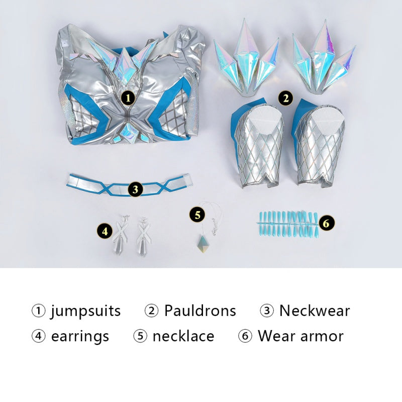 Rolecosplay Marvel Rival Emma Frost Halloween Cosplay Costume17