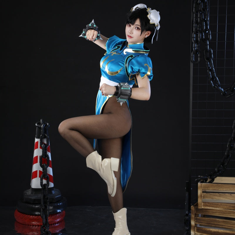 Rolecosplay OW Street Fighter Juno Chun-Li Cosplay Costume11