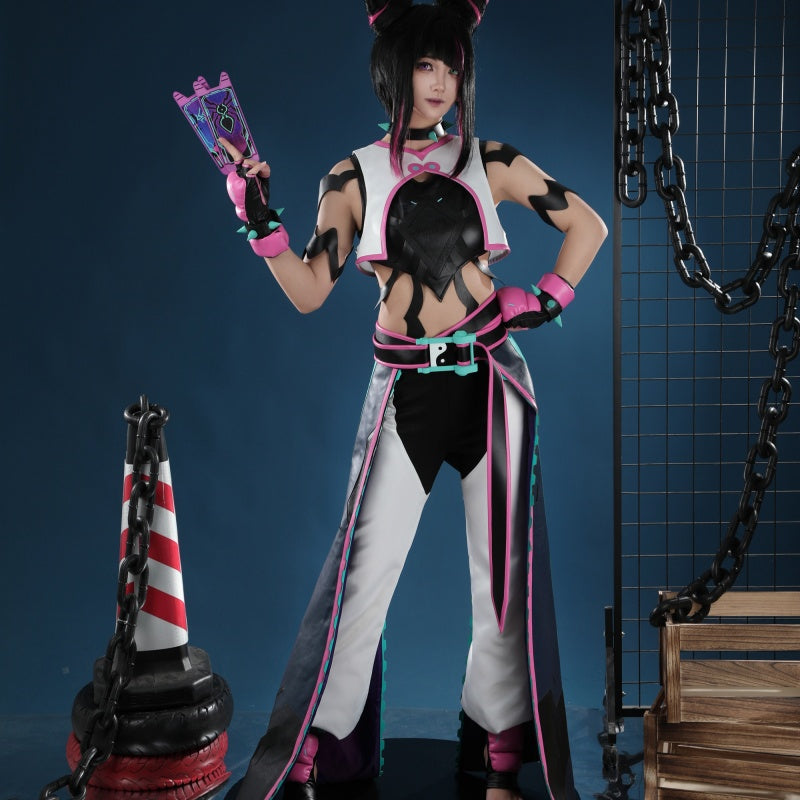 Rolecosplay OW Street Fighter Kiriko Juri Cosplay Costume22