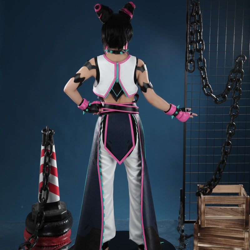 Rolecosplay OW Street Fighter Kiriko Juri Cosplay Costume24