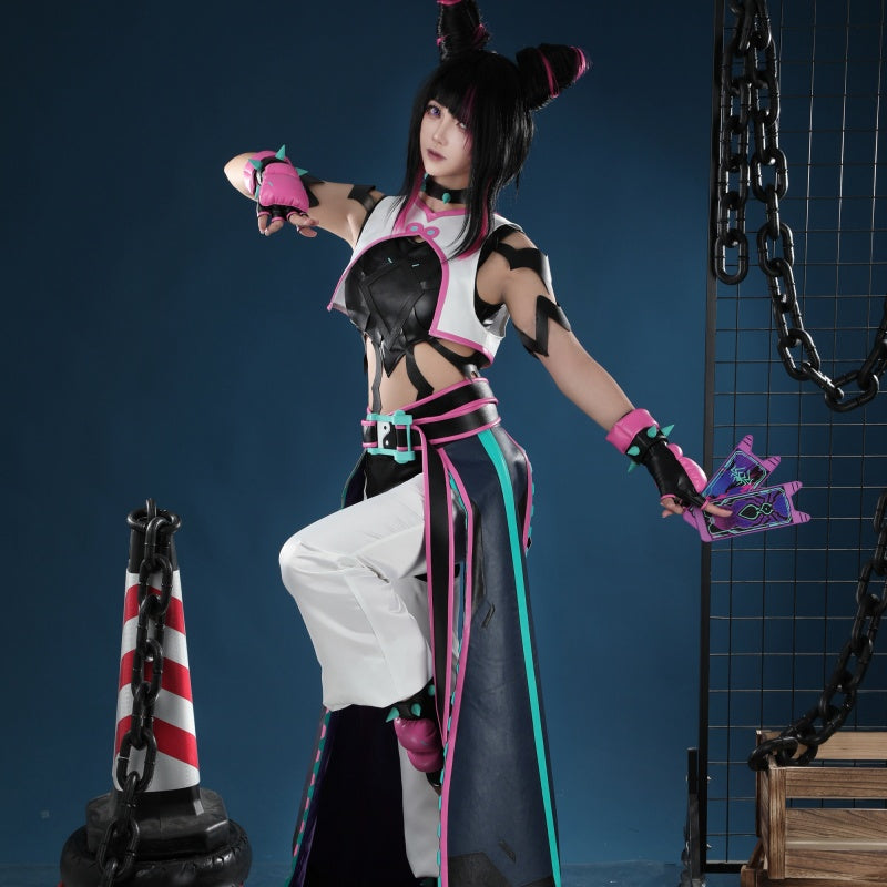 Rolecosplay OW Street Fighter Kiriko Juri Cosplay Costume 21