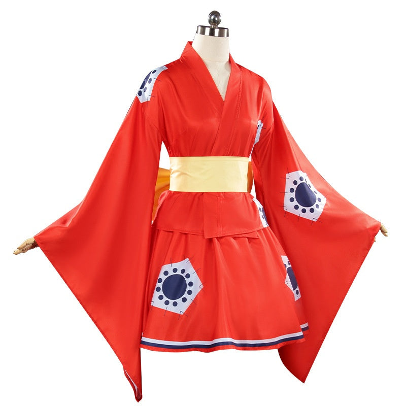 Rolecosplay One Piece Monkey D. Luffy Female Halloween Cosplay Costume1