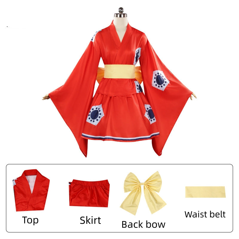 Rolecosplay One Piece Monkey D. Luffy Female Halloween Cosplay Costume12