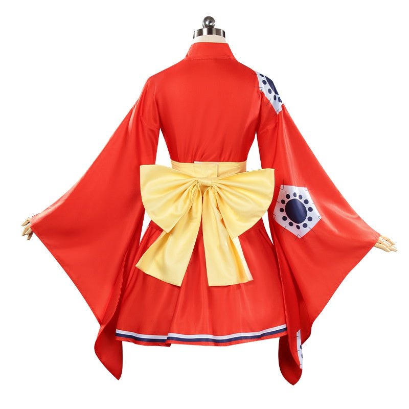 Rolecosplay One Piece Monkey D. Luffy Female Halloween Cosplay Costume2